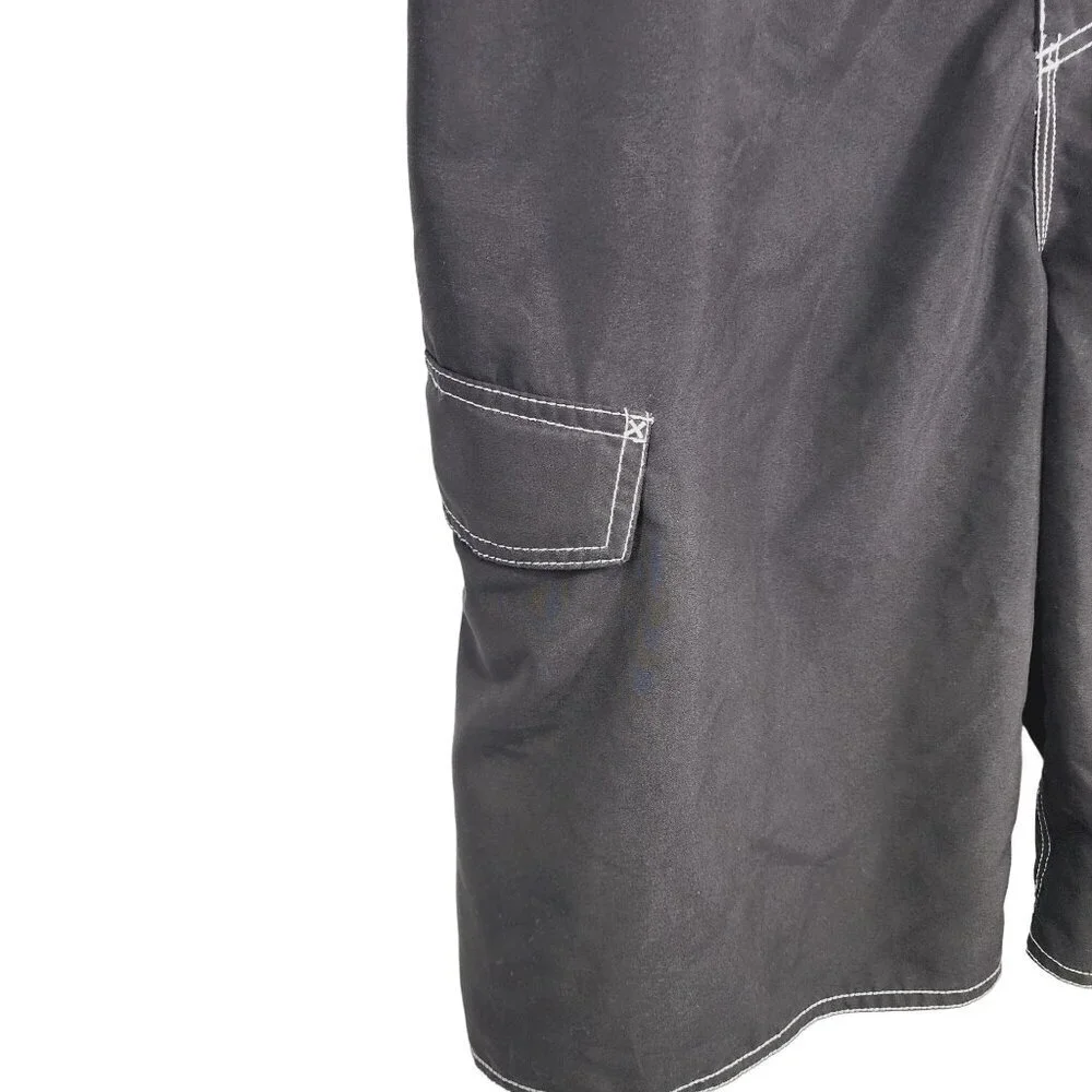 Dolfin Black Swim Board Shorts Men's Size 36 Black
